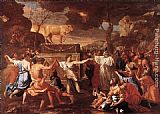 Adoration of the Golden Calf by Nicolas Poussin